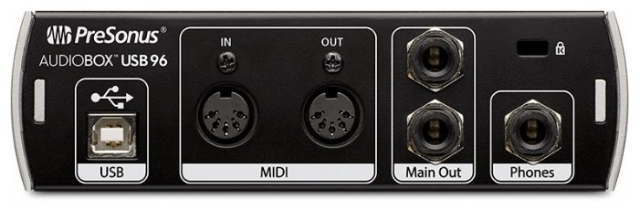 Внешняя звуковая карта PreSonus AudioBox USB 96 (фото modal 2)