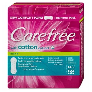 Carefree прокладки ежедневные Cotton extract Fresh (фото modal nav 7)