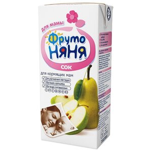 Сок для кормящих матерей ФрутоНяня из яблок и груш 330 мл (фото modal nav 1)