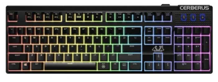 Клавиатура ASUS Cerberus Mech RGB (Kaihua Brown) Black USB (фото modal 1)