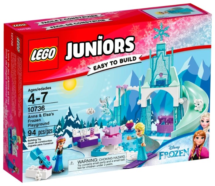 Конструктор LEGO Juniors 10736 Игровая площадка Эльзы и Анны (фото modal 1)