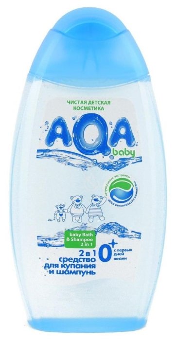 AQA baby Средство для купания и шампунь 2 в 1 (фото modal 2)