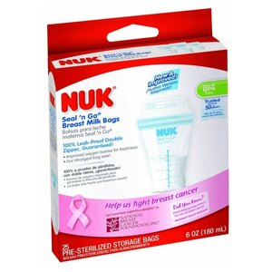 NUK Пакеты для хранения грудного молока 180 мл (фото modal nav 2)