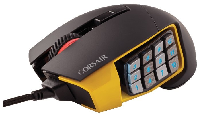 Мышь Corsair Scimitar RGB МОВА / ММО Black USB (фото modal 4)