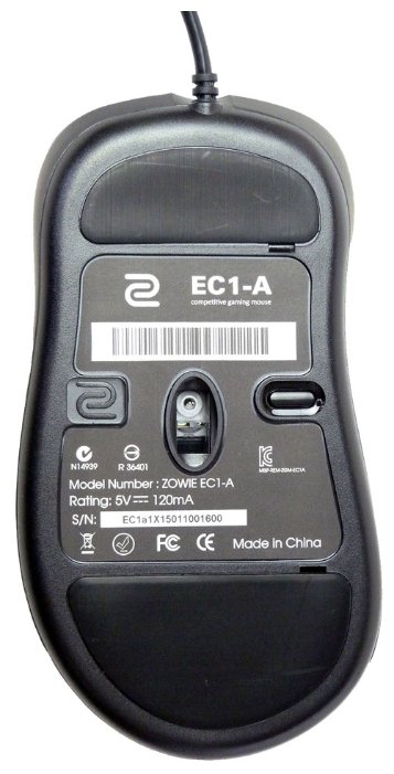 Мышь ZOWIE GEAR EC1-A Black USB (фото modal 5)