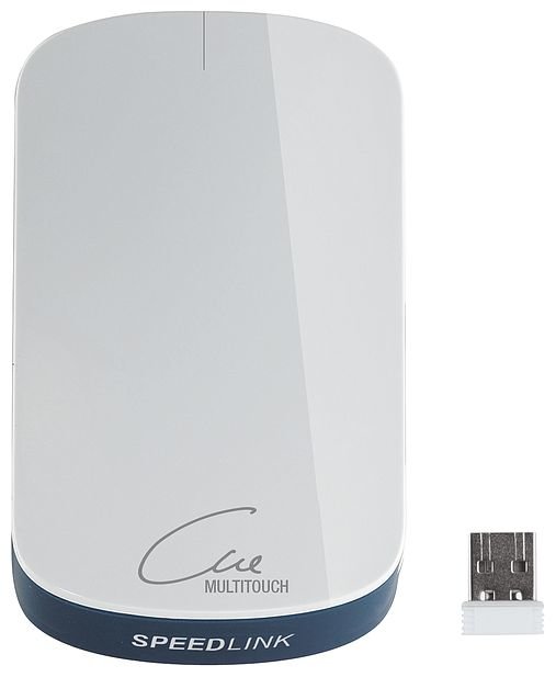 Мышь SPEEDLINK CUE Wireless Multitouch Mouse White USB (фото modal 1)
