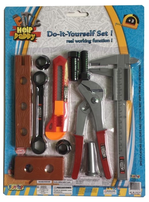 Fun toy Набор инструментов, 10 предметов (44410) (фото modal 1)