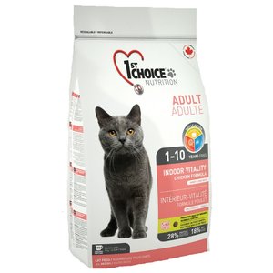 Корм для кошек 1st Choice INDOOR VITALITY for ADULT CATS (фото modal nav 1)