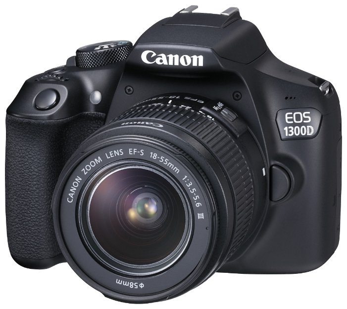 Зеркальный фотоаппарат Canon EOS 1300D Kit (фото modal 1)
