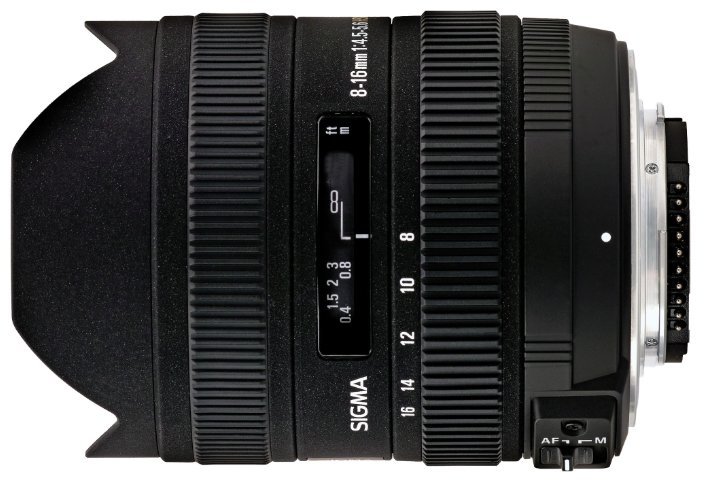 Объектив Sigma AF 8-16mm f/4.5-5.6 DC HSM Canon EF-S (фото modal 1)