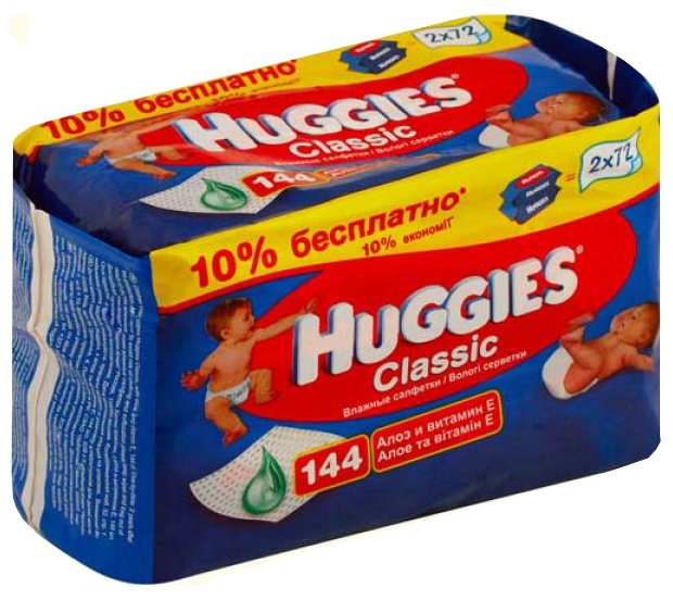 Влажные салфетки Huggies Classic (фото modal 10)