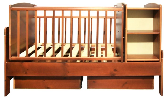 Кроватка Noony Wood Chalet маятник (трансформер) (фото modal 2)