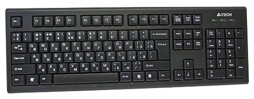 Клавиатура A4Tech KR-85 Black PS/2 (фото modal 2)