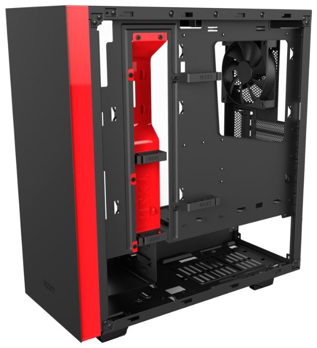 Компьютерный корпус NZXT S340 Elite Black/red (фото modal 4)