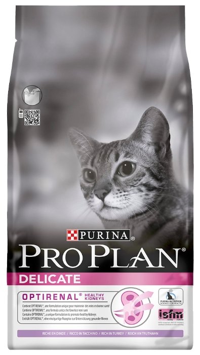 Корм для кошек Purina Pro Plan (1.5 кг) Delicate feline rich in Turkey dry (фото modal 1)