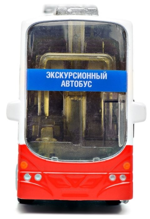 Автобус ТЕХНОПАРК двухэтажный экскурсионный Москва (CT10-054-2) 16 см (фото modal 4)