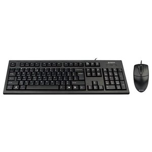 Клавиатура и мышь A4Tech KR-8520D Black USB (фото modal nav 1)