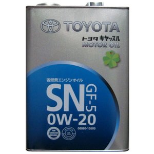 Моторное масло TOYOTA SN 0W-20 4 л (фото modal nav 1)