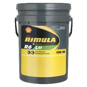 Моторное масло SHELL Rimula R6 LM 10W-40 20 л (фото modal nav 1)