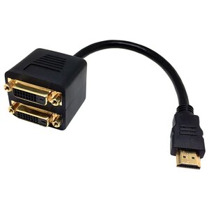 Разветвитель ESPADA HDMI - 2 x DVI-D (EHDMIM2xDVIF25) (фото modal nav 1)