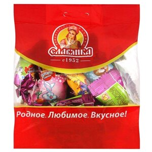 Конфеты Славянка Детский сувенир, начинка пралине, пакет (фото modal nav 1)