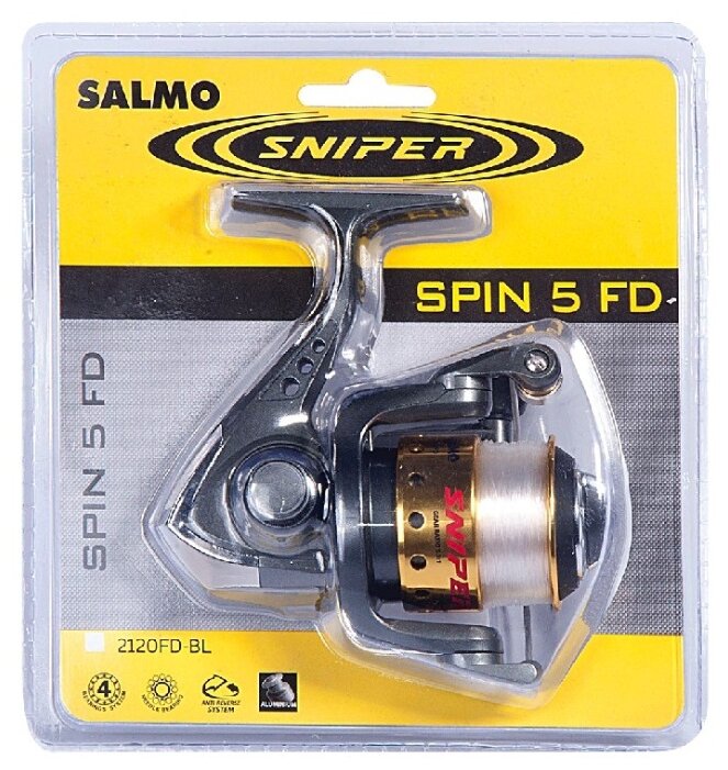 Катушка Salmo Sniper SPIN 5 20FD (блистер) (фото modal 2)