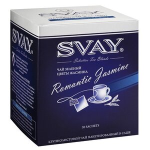 Чай зеленый Svay Romantic jasmine в пакетиках (фото modal nav 1)