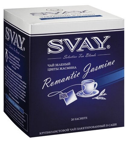 Чай зеленый Svay Romantic jasmine в пакетиках (фото modal 1)