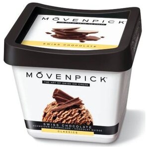 Мороженое Movenpick пломбир Швейцарский шоколад 900 г (фото modal nav 1)