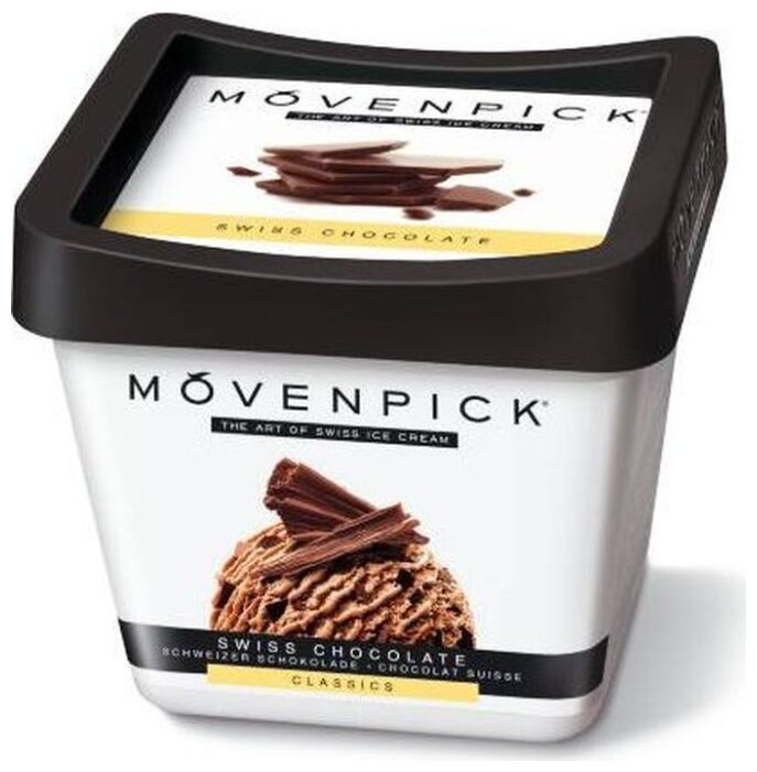Мороженое Movenpick пломбир Швейцарский шоколад 900 г (фото modal 1)