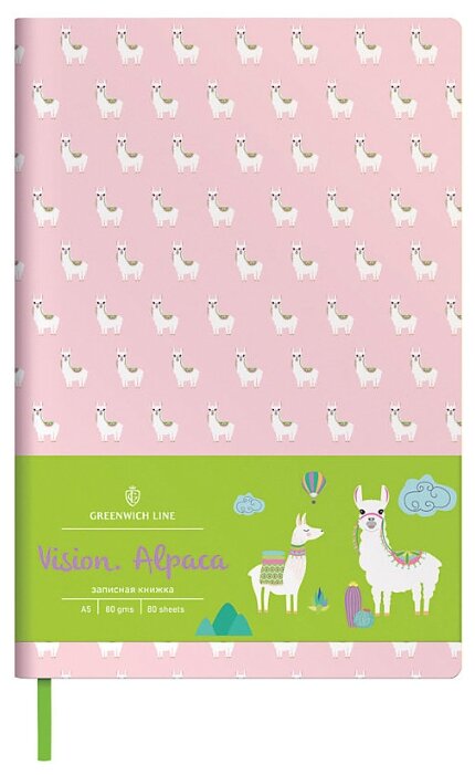 Записная книжка Greenwich Line Vision. Alpaca, искусственная кожа, А5, 80 листов (фото modal 1)