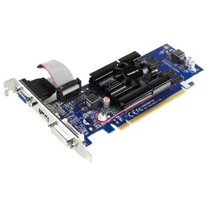 Видеокарта GIGABYTE GeForce 210 520MHz PCI-E 2.0 1024MB 1200MHz 64 bit DVI HDMI HDCP rev. 6.0 (фото modal nav 1)