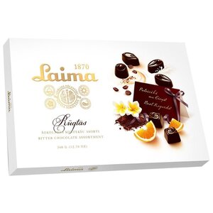 Набор конфет Laima Ассорти, горький шоколад, 360г (фото modal nav 1)