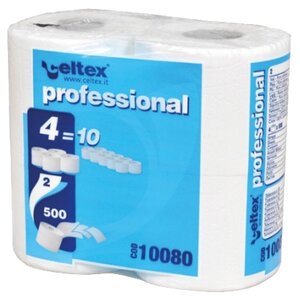 Туалетная бумага Celtex Professional Compact двухслойная белая (фото modal nav 1)