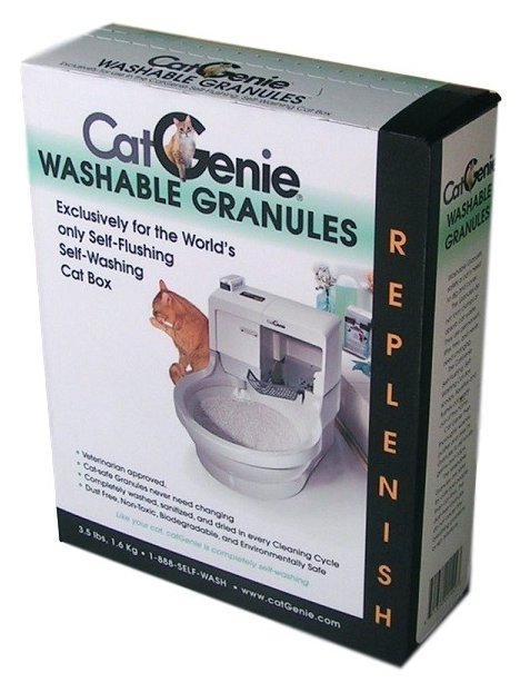 Наполнитель CatGenie Washable Granules (1.6 кг), (фото modal 1)
