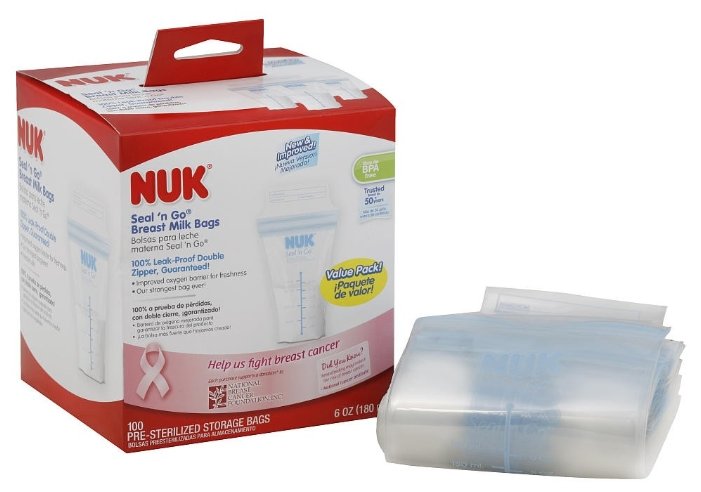 NUK Пакеты для хранения грудного молока 180 мл (фото modal 5)