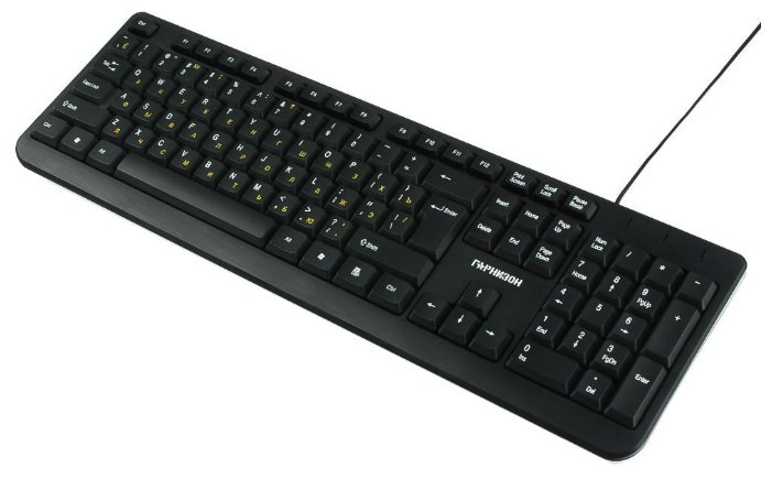 Клавиатура Гарнизон GK-115 Black USB (фото modal 2)
