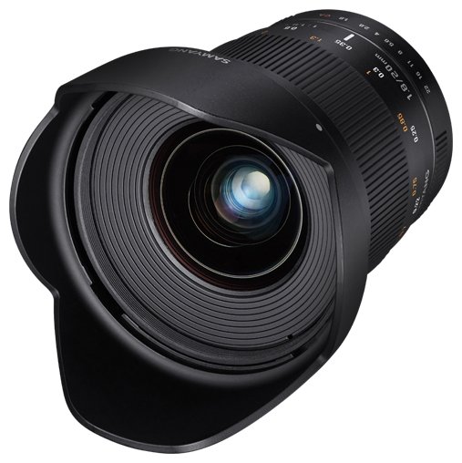 Объектив Samyang 20mm f/1.8 ED AS UMC Canon EF (фото modal 1)
