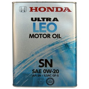 Моторное масло Honda Ultra LEO 0W20 SN 4 л (фото modal nav 1)