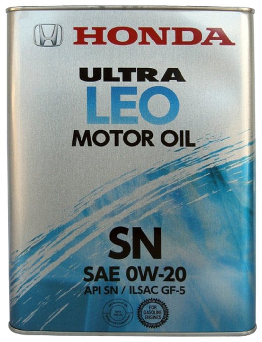 Моторное масло Honda Ultra LEO 0W20 SN 4 л (фото modal 1)