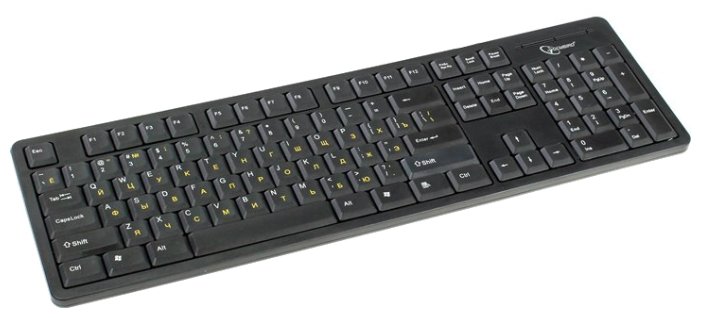 Клавиатура Gembird KB-8340U-BL Black USB (фото modal 1)