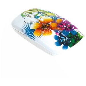 Мышь SmartBuy SBM-327AG-FL-FC Flowers Full-Color Print White USB (фото modal nav 1)