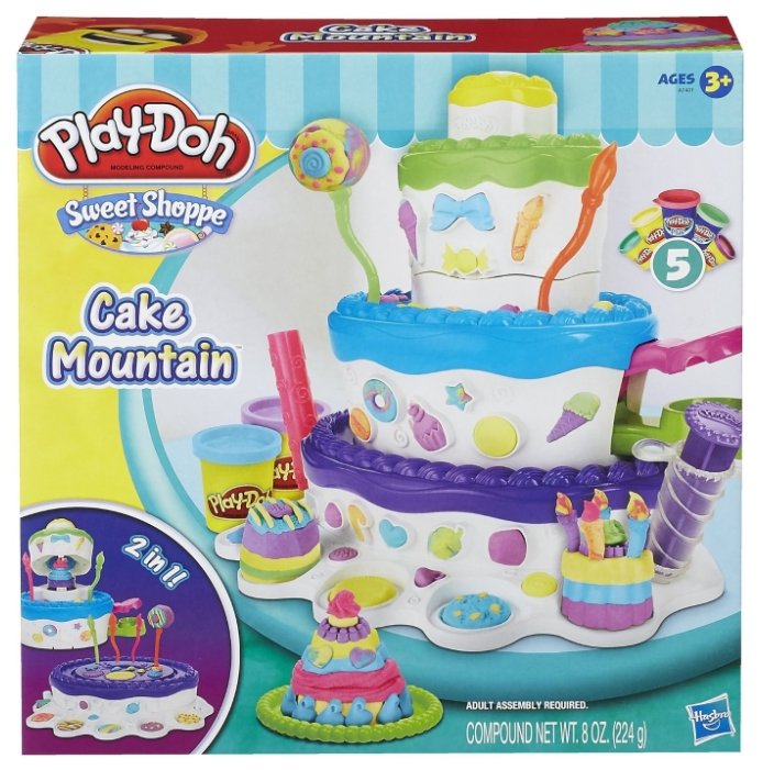 Масса для лепки Play-Doh Праздничный торт (A7401) (фото modal 1)