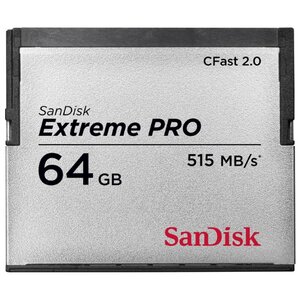 Карта памяти SanDisk Extreme PRO CFast 2.0 515MB/s (фото modal nav 1)