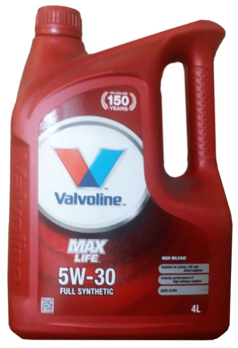 Моторное масло VALVOLINE MaxLife 5W-30 4 л (фото modal 1)