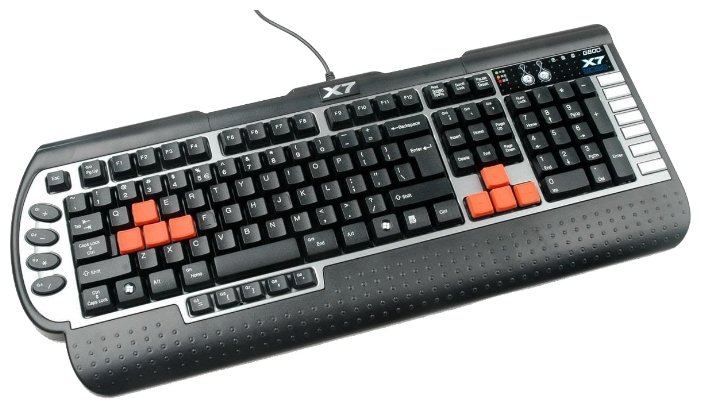 Клавиатура A4Tech X7-G800 Black-Silver PS/2 (фото modal 2)