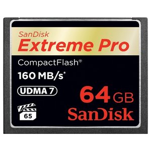 Карта памяти SanDisk Extreme Pro CompactFlash 160MB/s 64GB (фото modal nav 1)