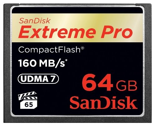 Карта памяти SanDisk Extreme Pro CompactFlash 160MB/s 64GB (фото modal 1)
