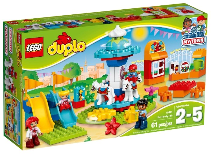 Конструктор LEGO Duplo 10841 Семейный парк аттракционов (фото modal 1)