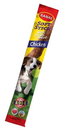 Лакомство для собак Sanal Soft Stick Цыпленок (фото modal 2)